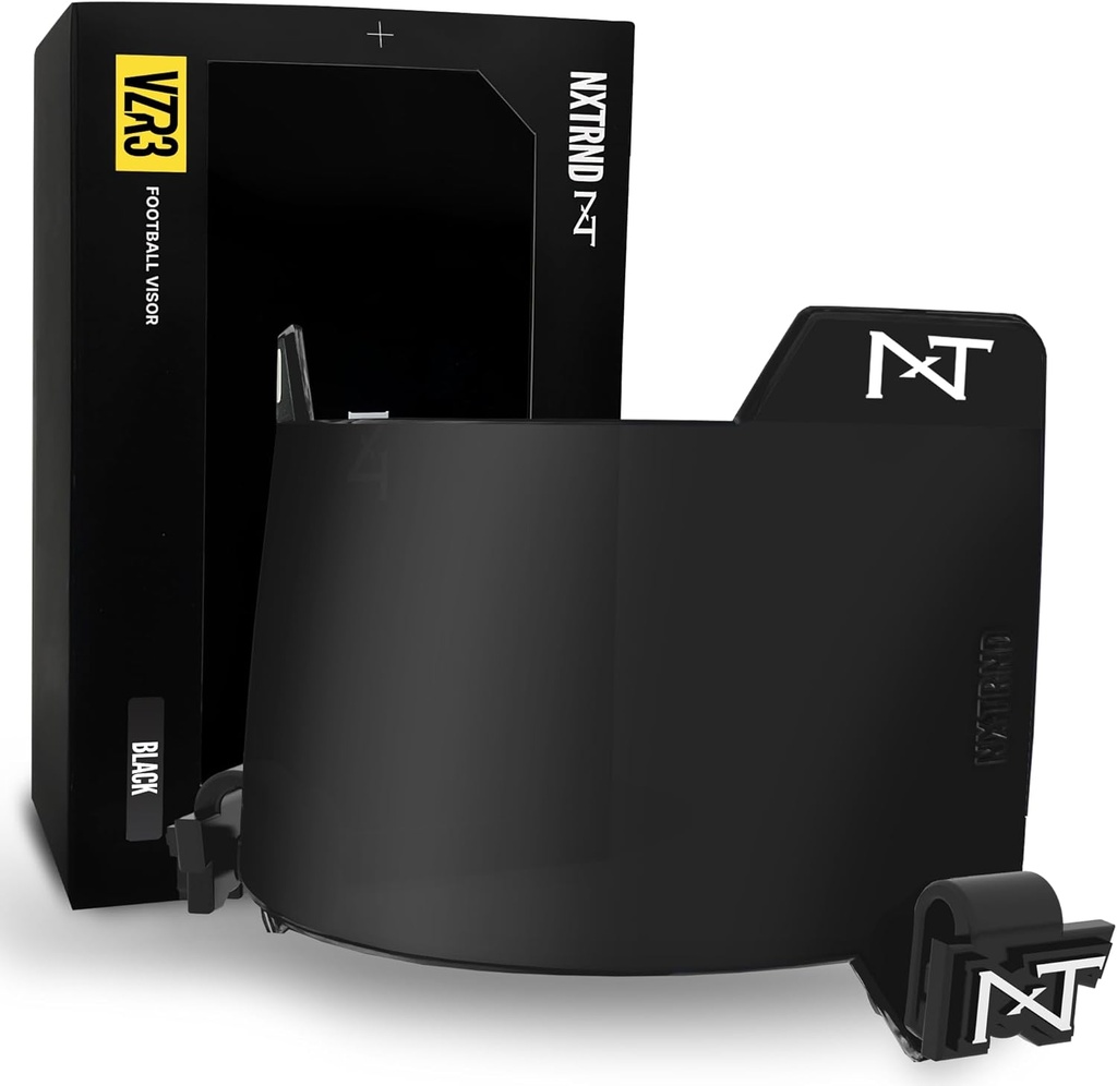 Nxtrnd VZR3 Football Visor, Curved Lens Technology, Ταιριάζει σε Κράνη Ενηλίκου & Νέων Ποδοσφαίρου