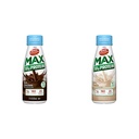 Πρόσθετη Γλυκόζη Ελέγχου Max 30g Protein Nutritional Drink, 12 πλούσια σοκολάτα + 12 Πολύ βανίλια (πακέτο των 24)