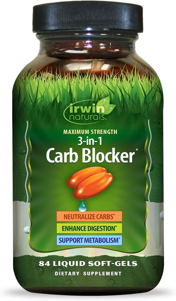 Irwin Naturals maximum Strength 3-in-1 Carb Blocker 84 Count