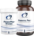 Sağlık Prenatal & Probiyotik Sche - Prenatal Pro (180 Capsules) Foate ve Chelated Minerals & ProbioMed Women (30 Capsules) Gut Health & Vaginal Probiyotik