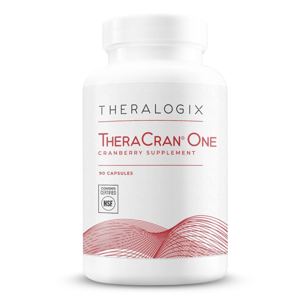 Theralogix TheraCran One Cranberry Capsules - 90-Day Supply - Erkekler ve Kadınlar için Tamam - Urinary Tract Health* - 36 mg Capsule - NSF sertifikalı, 90 Kont (Pazar)