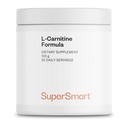 Supersmart - L-Carnitine Formula (Doğal Limon Flavor) - Acetyl L-Carnitine & L-Carnitine Tartrate Toz - Amino Asits Kompleksi | No-GMO & Gluten Ücretsiz - 105 g