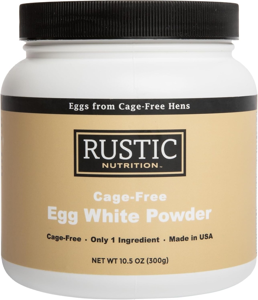 Cage-Free Egg White protein Toz, ABD kaynaklı, 21g protein, Humanely-Raized, 0g Fat, 0g Sugar, 0g Cholesterol (Unflavored, 10.5 Oz)