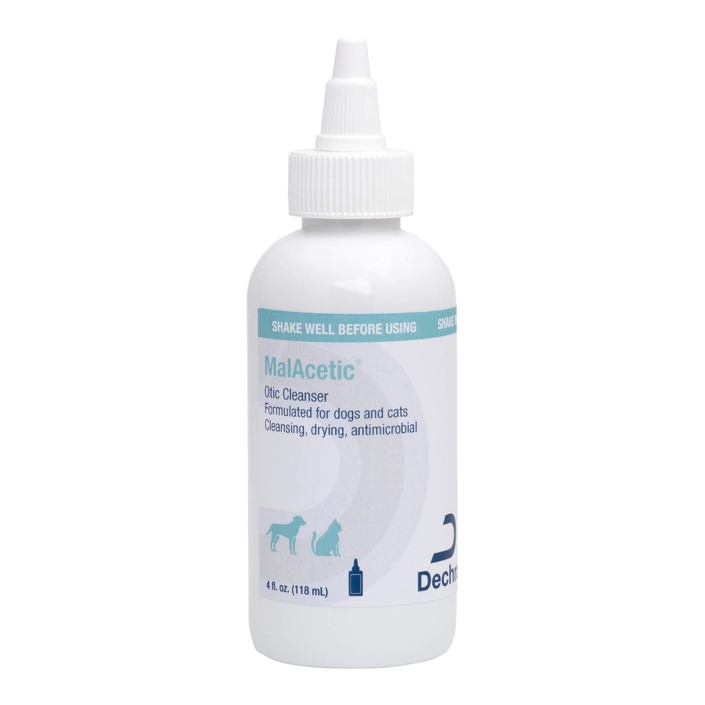 Dechra Malacetic Otic Cleanser for Dogs and Cats, 4 fl oz