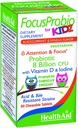 Kidz için FocusProbio, 60 Chewable Tabletler, Dikkat ve Odak için Bilişsel Fonksiyonlar. Blackcurrant ve Vanilla Flavor, Contains Vitamin D & Iodine. Asit & Bile Dayanıklı Strains. Vejetaryen