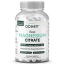 Organics Ocean Real Magnesium Citrate - Συμπλήρωμα μαγνησίου υψηλής απορρόφησης - Χηλικό μαγνήσιο για την υποστήριξη της ενέργειας, της χαλάρωσης και της κανονικότητας
