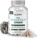 Organiks Ocean Real Magnezyum Citrate - Yüksek Aborpsiyon Magnezyum Supplement - Magnezyum Energy, Relaxation ve Regularity