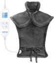 Geri Ağrı Yardımı için RENPHO Elektrikli Isıtma Pad, Kadınlar için Doğum Günü Noel Hediyesi Baba Elderly, FSA Eable Maddeler Sadece Liste, Büyük Heat Pad for neck Omuz omuzları, 24"x33", ETL sertifikalı, Gray