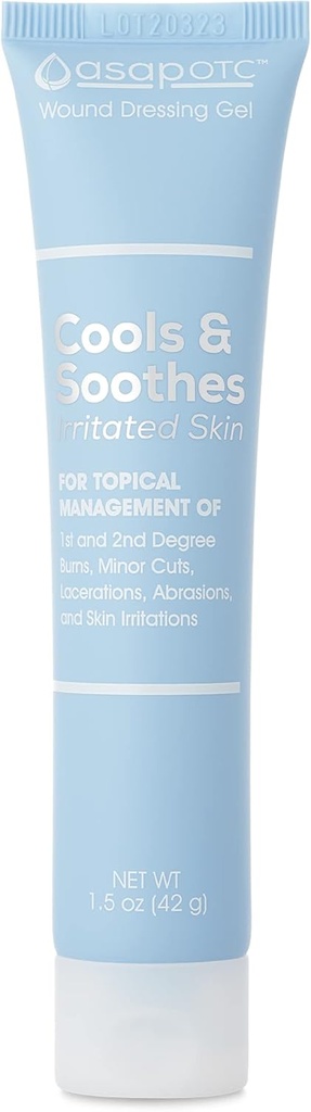 ASAP OTC Yarası Amerika Biyoteknoloji Laboratuvarları tarafından Gel Giyiyor | SilverSol Ag4O4 24 ppm Healing & Soothing Gel | 1.5 Oz Oz Oz