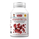 ANDREW LESS VitaminMAN B12 250 180 Capsules - Abhidrasyon- Korumalı Mekobalamin (Doğal Coenzyme Vitamin B12), Enerji ve Stres Desteği için Temel, Plus B-Complex, Swallow Capsules kolay