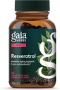 Gaia Herbs Resveratrol 150 - Beauty & Radiance Antioxidant Support Supplement - Made with Japanese Knotweed - Περιέχει 150 mg Trans-Resveratrol per Serving - 50 Liquid Phyto-Capsules (25-Day Supply)