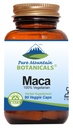Pure Mountain Botaniks Maca Root Capsules - Kosher Vegan Caps Şimdi 1000 mg Organik Raw Macca ve Gelatinized Maca Root Supplement Supplement