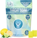 Laki Naturals Throat Soak Herbal Throat Lozenges (14 Ct) – Hawaii Denizi Salt Sore Throat & Kuru Mouth Soothing Drops – Vegan, Non-GMO, Sugar-Free & Gluten-Free Sweet ve Salty Herbal Candies