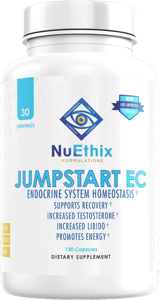 NuEthix Formulations Jumpstart EC, Σύστημα ενδοκρινικής ομοιόστασης Συμπλήρωμα διατροφής, 120 κάψουλες