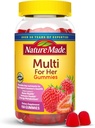 Nature Made Multivitamin For Women, Womens Gummy Multivitamins for Daily Nutritional Support, 150 Multi Vitamin Gummies, 75 Day Supply