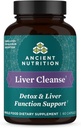 Eski Beslenme Liver Detox Supplement, Antik Herbals Liver Cleanse with Milk Thistle, Dandelion Root & Reishi for Optimal Liver Support, 1300 mg, Gluten Free, 60 Count