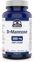 Summit Supplements - D-Mannose Capsules 500 mg, 120 Veggie Caps - Destek Urinary Tract Health - Carbohidratların Enerji Üretimini Desteklemek için Kaynağı - Athletic Support Supplements