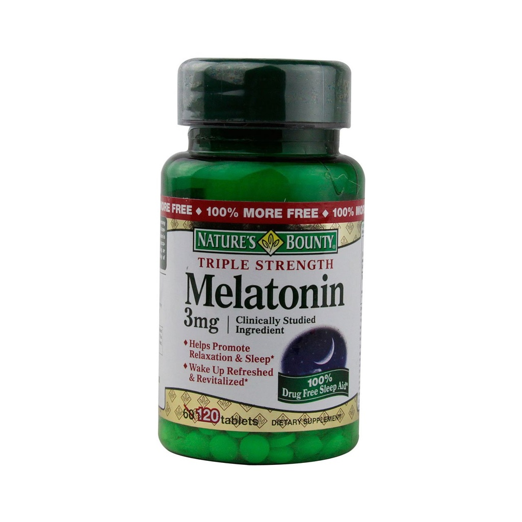 Nature's Bounty Melatonin 3 mg Tabletleri 120 Tablet (Görüngeler 4)