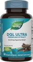 Nature's Way DGL Ultra, Premium Licorice Root Extract, Soothing Digestive Relief*, With GutGard, 75 mg per Service, No Gluten, 90 Vegan Capsules (Pazar Mayıs Vary)