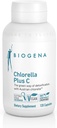 BIOGENA WISSEN SCHAFFT GESUNDHEIT Chlorella Plus C – Πράσινη άλγα Υποστηρίζοντας Detox ** – Καψάκια με 900 mg Βιολογική σκόνη Chlorella Vulgaris - Συμπλήρωμα μη ΓΤΟ