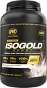 PVL Gold Series - 100% Whey ISOGOLD Sport - Premium Whey Protein Isolate Shake Mix - 2 LB - Vanilla Milkshake