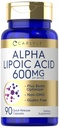 Carlyle Alpha Lipoic Acid 600 mg | Plus Biotin Optimizer | 90 Capsules | Non-GMO & Gluten Free Supplement Supplement