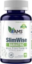 Amerika Medic & Science SlimWise Bariatric Multivitamin – 180 Caplets | 2Month Supply | Post Gastrik Bypass & kol Desteği | Iron, B12, L3, Folate | Easy-to-Swallow Bariatrics