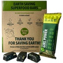 Girl Power protein Bars Low Calorie High protein, Meal Change Bars for Best Şekil, Vegan Protein Snacks, Iron-Rich Protein Bars, No Sugar, Chicory Spirulina Lemon Flavor, 8 Paket - Green Bite