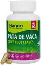 Hanan Pata de Vaca 100 Capsules – Destekler Detox & Digestive Health 100% Pure Cow's Foot Leaves (Bauhinia forficata) Vegan & Non-GMO Natural Herbal Supplement from Peru
