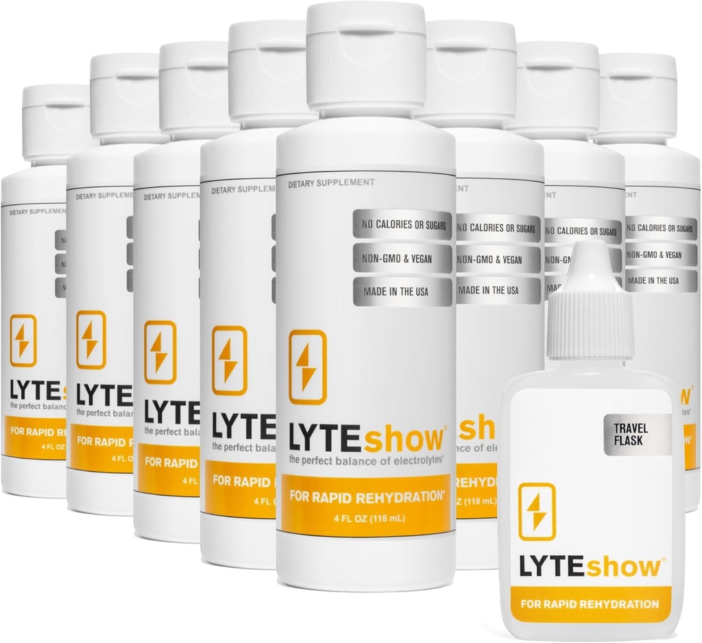 LyteLine Sugar-Free Electrolyte συμπλήρωμα για την ενυδάτωση - ανοσοποιητική υποστήριξη - Συσκευασία των 8, 320 εξυπηρετούν - Keto Friendly - Ψευδάργυρος, Μαγνήσιο για ταχεία ενυδάτωση, προπόνηση, αποκατάσταση μυών, ενέργεια - Vegan