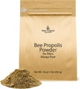 PURE ORIGINAL INGREDIENTS Arı Propolis Toz (1 lb) No Fillers, Lab TY, Always Pure