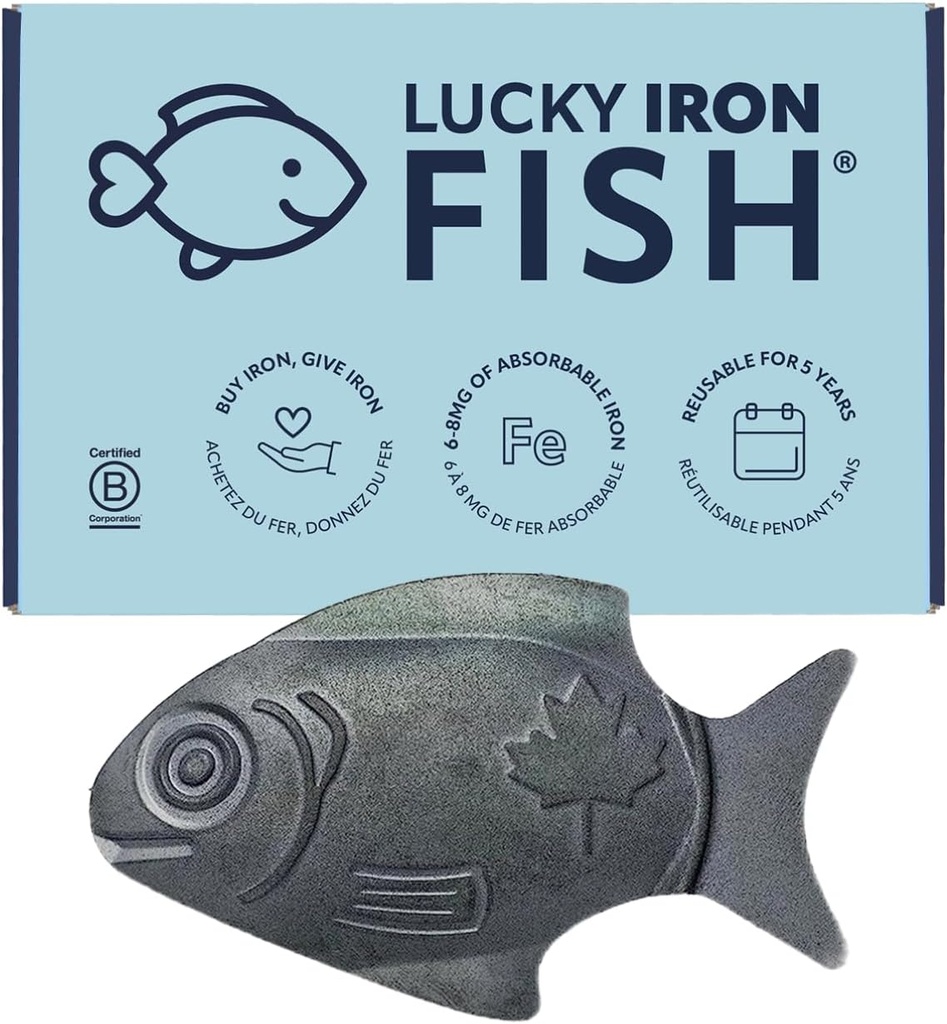 The Original Lucky Iron Fish ®. An Iron Supplement Alternative to Reduce Deficiency. NO SIDE EFFECTS. Günde bir kez kullanın - 5 yıllık tedarik dahil.