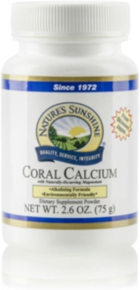 Nature's Sunshine Coraluba, 75 Grams | Bone Health, pH Seviyelerini Korumaya Yardımcı olur ve 325 mgo'yu Hizmet Edebilir