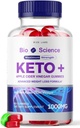 Laboratuarları - Biyo Science Keto Plus Kilo Kaybı, Ekstra Kuvvetler, Gelişmiş Formula Apple Cider Vinegar Gummies (60 Gummies) içerir.