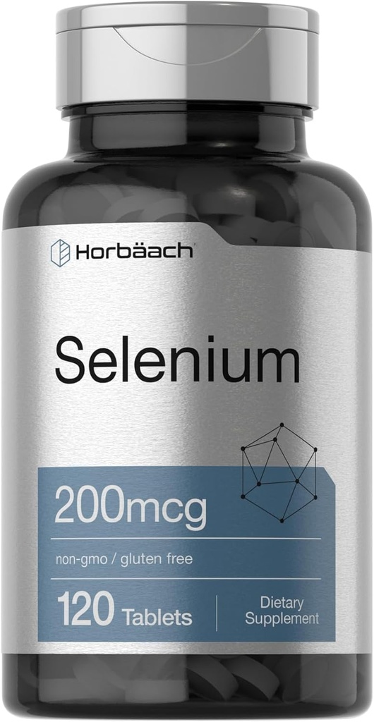 Horbäach Selenium 200mcg συμπλήρωμα για γυναίκες & άνδρες 