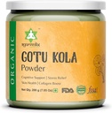 Organik Gotu Kola Toz - Herbal Supplements Boosts Immunity & Sup0ports Digestion | Non-GMO & Gluten-Free - Centella Asiatica - Mandupakarni Toz ve Brahmi Toz - 7.05 Oz / 200g