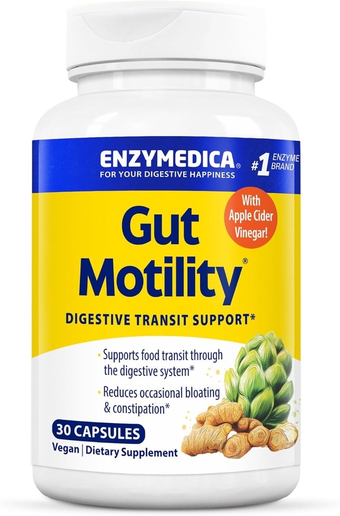 Enzymedica, Gut Motness, Digestive Transport Support, 30 Count