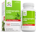 Terry Natural Andrographis EP80 Ekstra Kuvvet - Beyin Sağlığı ve Immune Desteği - Enerji ve Canlı Destek için Ortak Sağlık Supplement - Vegan Adaptogen Supplement - 60 Capsules