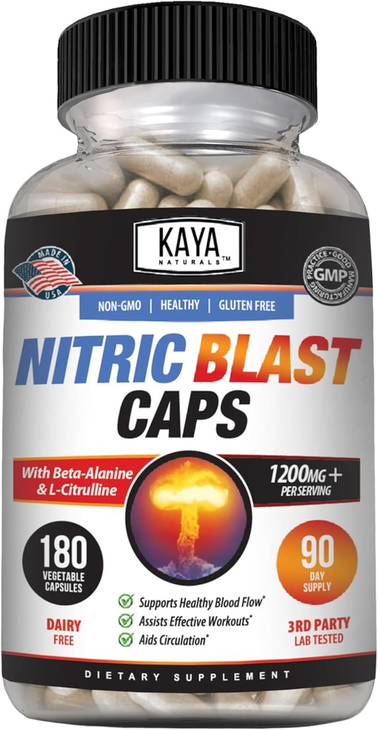 Kaya Naturals - Nitric Blast Poent All-Φυσικό συμπλήρωμα βοτάνων για τα μέγιστα οφέλη υγείας 