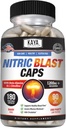 Kaya Naturals - Nitric Blast Potent All-Doğal Herbal Supplement for maximum Health Faydaları | Pre-Workout | Artan Enerji | Improv Nighttime Performansı (180 Kont)
