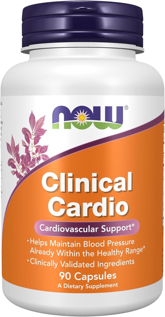 Şimdiye kadar Gıdalar Tamamlar, Klinik Kartio, Cardiovascular Destek*, Kan Baskısını Sağladı *, Klinik Olarak Geçerli Malzemeler, 90 Veg Capsules
