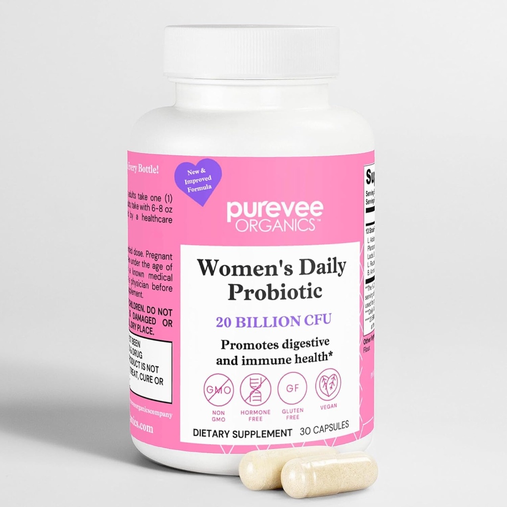 Kadınlar için Vaginal Probiyotikler, 13 Temel Probiyotik Strains, Vaginal + pH Dengesi Kadınlar Pills ve Urinary Tract Health, 30 Caps