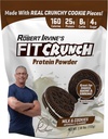 FITCRUNCH Tri-Blend πρωτεΐνη ορού γάλακτος, Κέτο φιλικό, χαμηλή θερμίδες, υψηλή πρωτεΐνη (18 μερίδες, γάλα & cookies)
