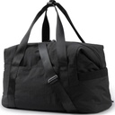 BAGSMART Spor Kadınları için Bag, Hafta Sonu Bag, Seyahat Duffel Çantaları tramvayla, Kişisel İlk Seyahat Bag Tote Bag Workout Dance Bag (Black,Medium)