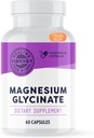 Vimergy Magnezyum Glycinate - Stres Desteği - Tummy Upset'ten Kaçmak için *- Kalp Sağlığı ve Enerji *- Kosher, Vegan Gluten-Free - 60 Caps