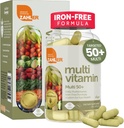 Zahler Multivitamin 50+, Iron-Free Formula + Lutein for Eye Health, 60 Κάψουλες.