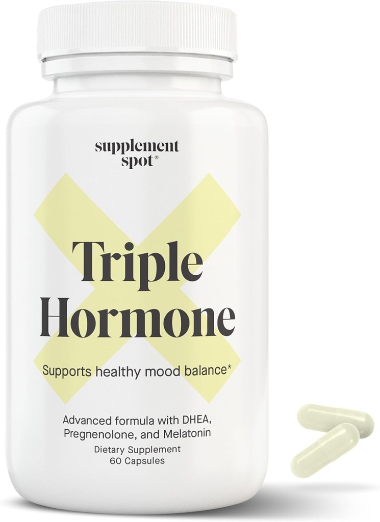 Φυσικό συμπλήρωμα ισορροπίας διάθεσης w/μελατονίνη, DHEA & Pregnenolone - Formed to Aυξάνει την ενέργεια σε άνδρες και γυναίκες (60 κάψουλες)