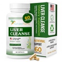 Nature's Nectar Liver Cleanse Detox & Tamir - Aktif Liver Support Supplement with Milk Thistle Liver Detox - Helps Beauty & Protection Liver, Aids Fatty Liver & Gallbladder Health - 60 Capsules