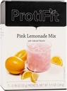 ProtiFit - Υψηλής περιεκτικότητας σε πρωτεΐνες Fruit Flavored Powder Drink Mix, 15g Πρωτεΐνη, Χαμηλή θερμίδα, Χωρίς ζάχαρη, Ιδανική Πρωτεΐνη Συμβατή, 7 μερίδες ανά κουτί (Pink Lemonade)