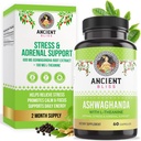 Αρχαία Bliss Ashwagandha με L-Θεανίνη & Μαύρο εκχύλισμα πιπεριού κάψουλες, ενέργεια & φυσικό συμπλήρωμα υποστήριξης Mood, συμπλήρωμα εστίασης για ενήλικες